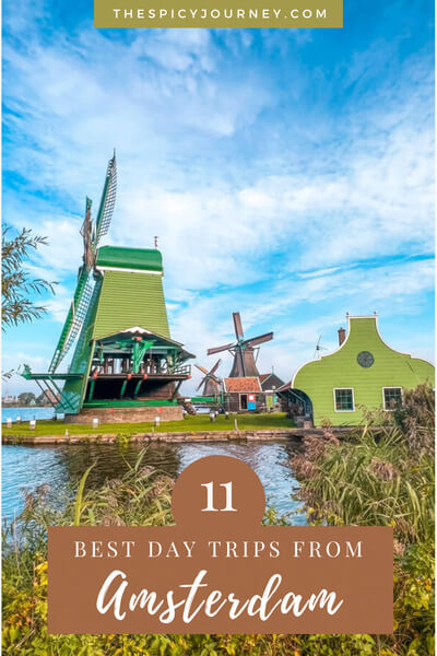 Best Day Trips from Amsterdam Pinterest Graphic