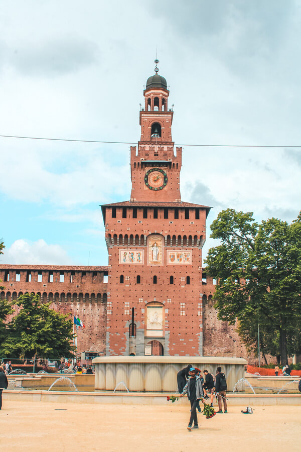 One day in Milan itinerary - Places to see in Milan in 1 day - Sforzesco Castle