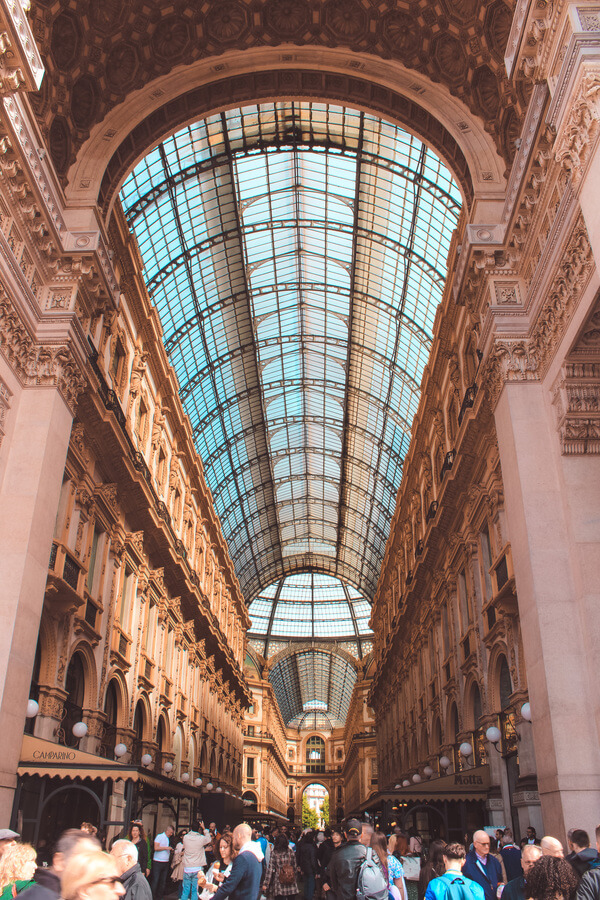 Places to visit in Milan in 1 day itineray Milan, Italy - Galleria Vittorio Emanuele II