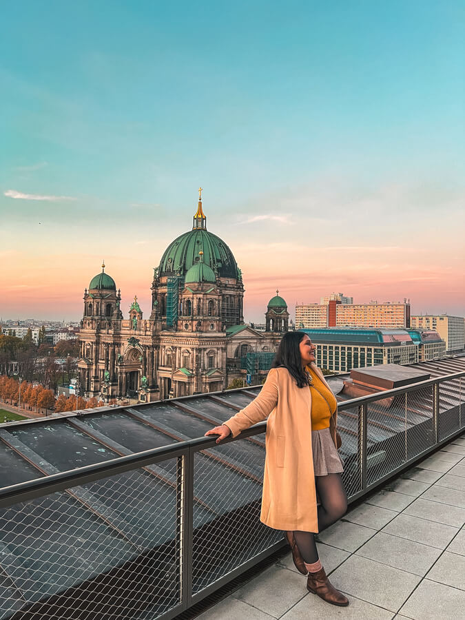 Berlin Dom viewpoint - Humboldt forum rooftop in Berlin - On eof the best instagram photo spots in Berlin, Germany