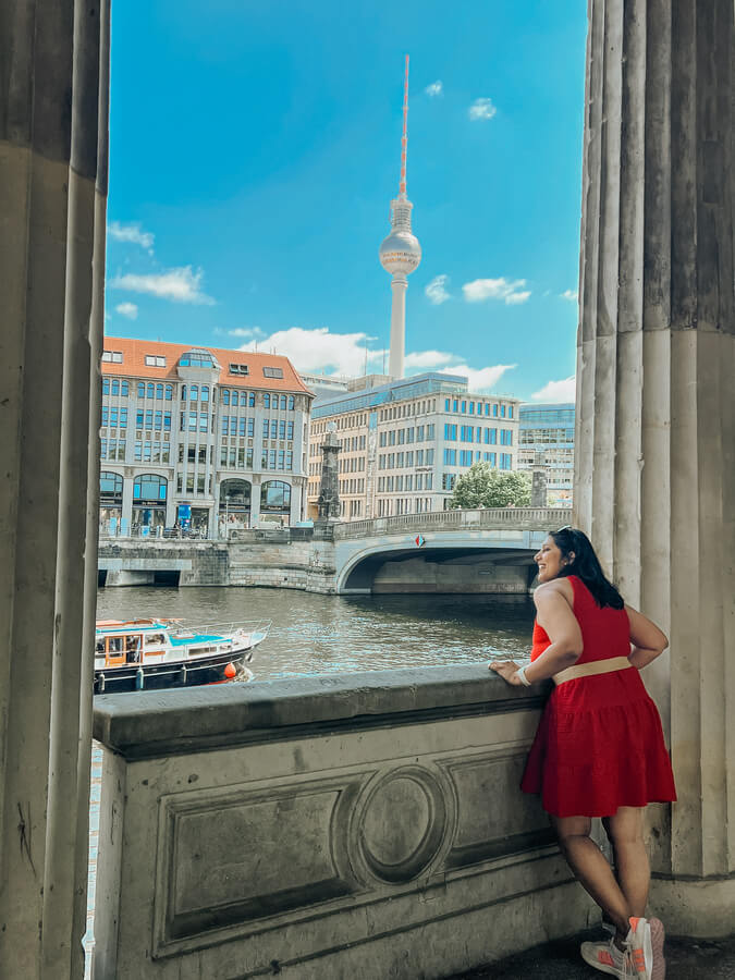 Instagrammable places in Berlin - TV Tower viewpoint at the Old National Theater